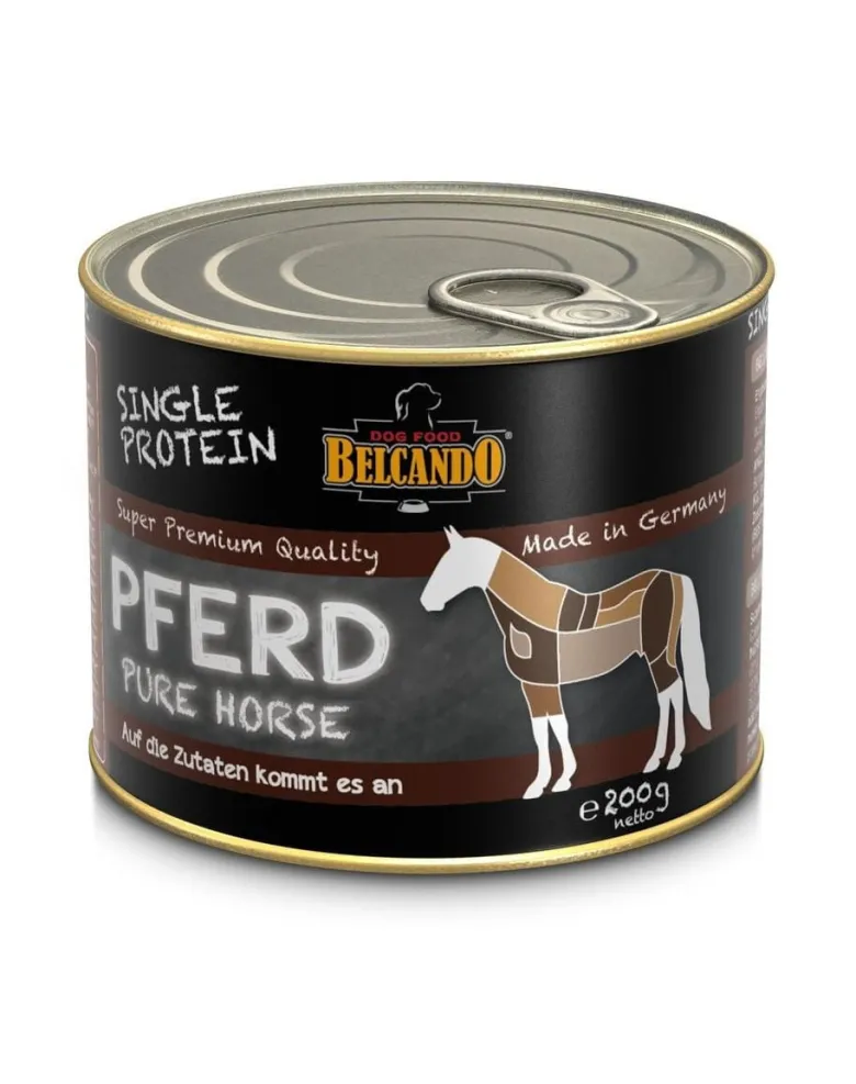 BELCANDO Single Protein Cavallo 200 g cibo umido con carne di cavallo