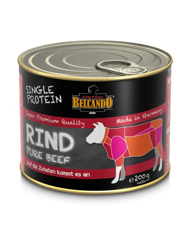 BELCANDO Single Protein Manzo 200 g di cibo umido per cani