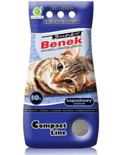 BENEK Lettiera profumata a zolle super compatta 10 L blu