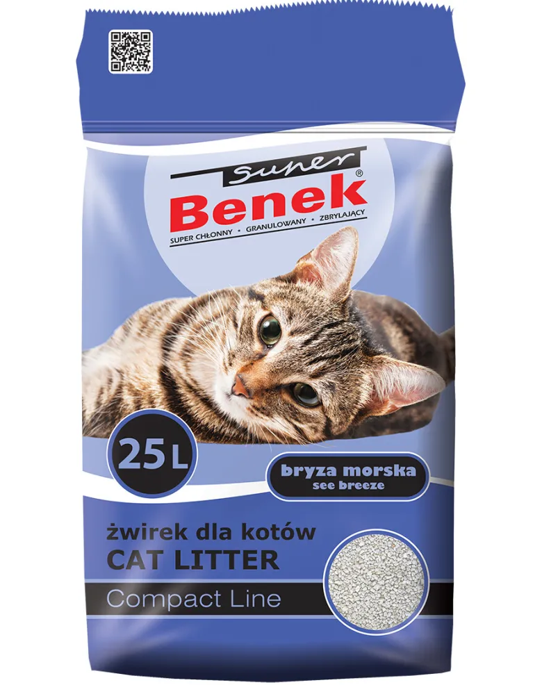 BENEK Super compact lettiera profumata alla bentonite 20 kg
