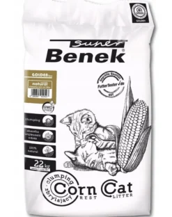 BENEK Super Corn Cat Golden lettiera di mais naturale 35 l