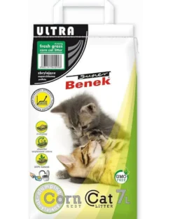 BENEK Super Corn Cat Ultra granella di mais Erba fresca 7 l