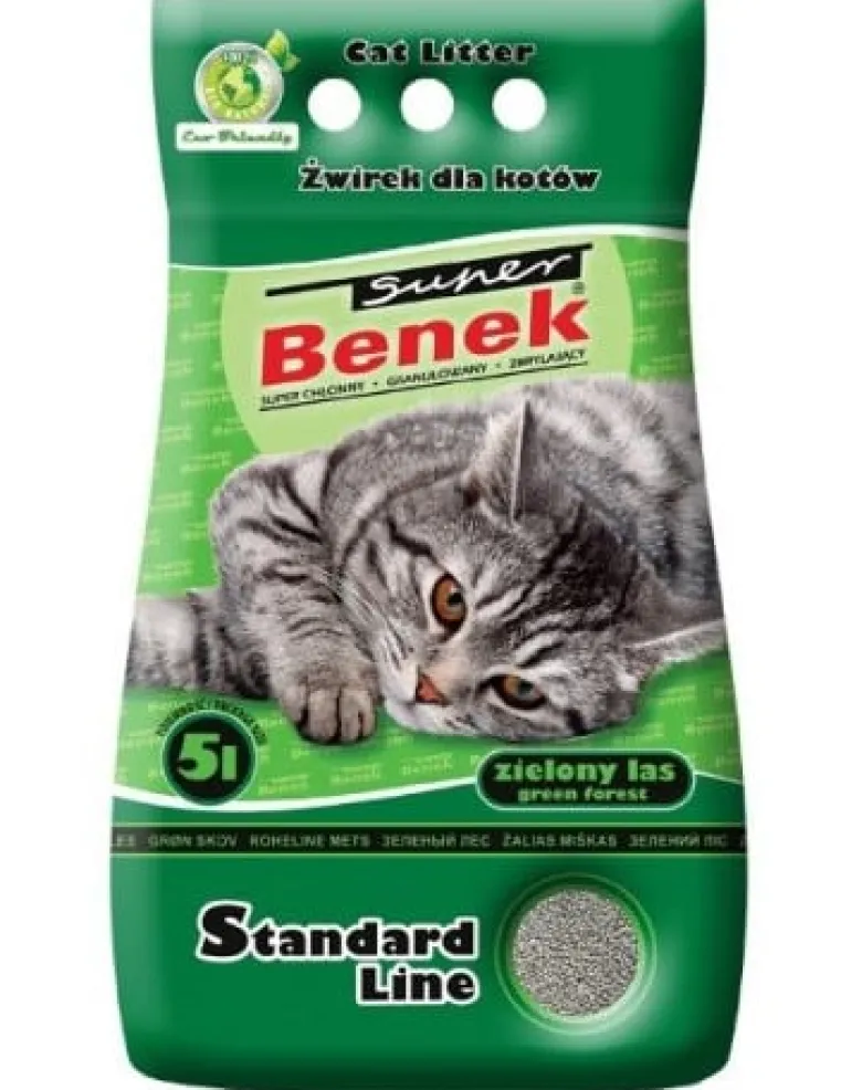 BENEK Super lettiera profumata per gatti 5l