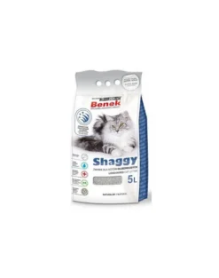 BENEK Super Shaggy 5 l lettiera per gatti a pelo lungo