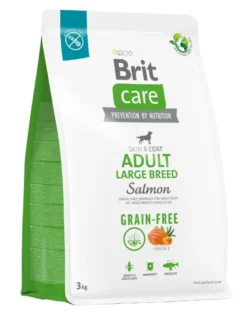 BRIT BRIT CARE Dog Grain-Free Adult large breed salmon con salmone per cani adulti di razza grande 3 kg