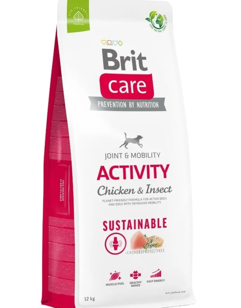 BRIT Care Dog Sustainable Activity Chicken & Insect per cani con pollo e insetti 12 kg