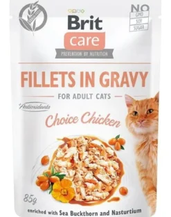 BRIT Care Filetti in salsa Tacchino e Salmone 24 x 85g
