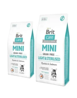 BRIT Care Grain Free Mini light & sterilised rabbit & salmon 14 kg (2 x 7 kg)