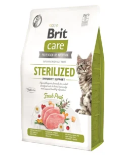 BRIT CARE Grain-Free Sterilized Immunity 7 kg Formula ipoallergenica per gatti adulti sterilizzati