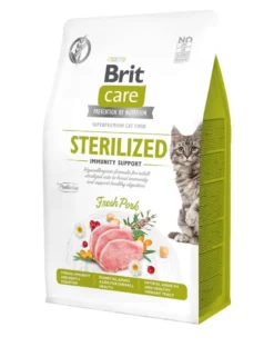 BRIT CARE Grain-Free Sterilized Immunity 0.4 kg Formula ipoallergenica per gatti adulti sterilizzati