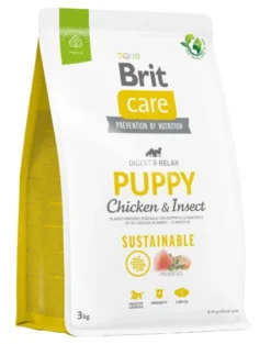 BRIT Care Sustainable Puppy cibo secco con pollo e insetti 3 kg