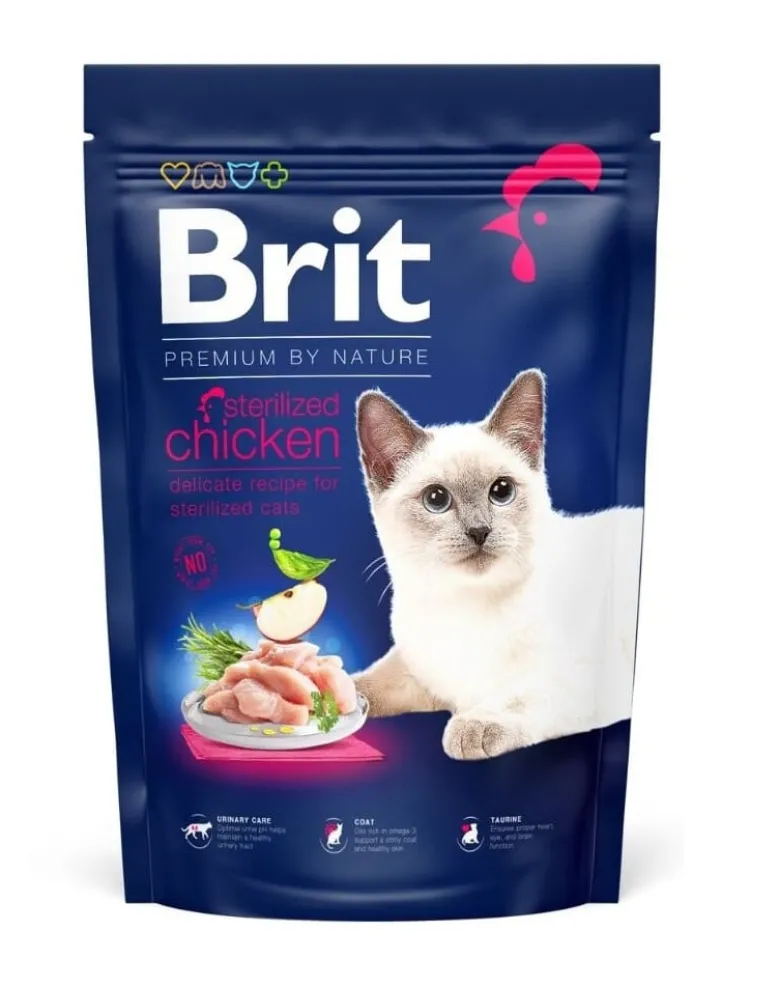 BRIT Cat Premium by Nature Sterilised chicken 800 g