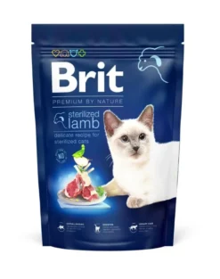 BRIT Cat Premium by Nature Sterilised lamb 1,5 kg
