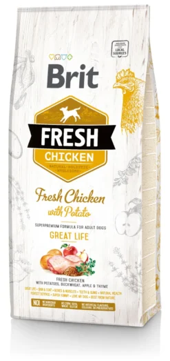 BRIT Fresh chicken with potato adult great life 24 kg (2 x 12 kg)