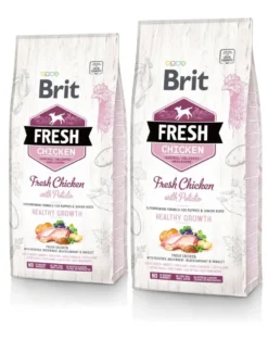 BRIT Fresh chicken with potato puppy healthy growth 24 kg (2 x 12 kg)