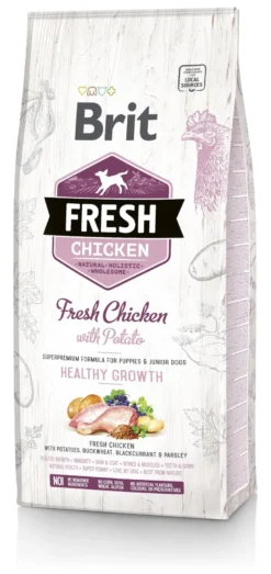 BRIT Fresh chicken with potato puppy healthy growth 24 kg (2 x 12 kg)