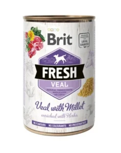 BRIT FRESH veal & millet 400 g vitello e miglio