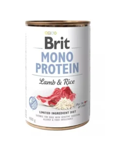 BRIT Mono Protein Lamb & Rice 6 x 400g alimento monoproteico con agnello e riso