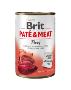 BRIT Pate&Meat beef 400g paté di manzo per cani