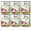 BRIT Pate&Meat duck 6 x 800g paté d'anatra per cani