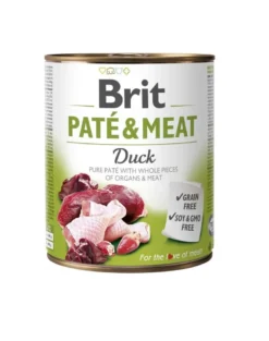 BRIT Pate&Meat duck 6 x 800g paté d'anatra per cani
