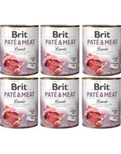 BRIT Pate&Meat Lamb 6 x 800g paté di agnello per cani
