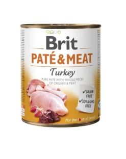 BRIT Pate&Meat Mix gusti con pollame 6 x 800g paté per cani