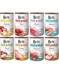 BRIT Pate&Meat Mix gusti 8 x 400g paté per cani