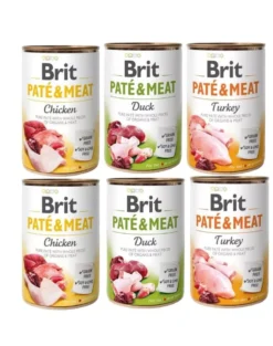 BRIT Pate&Meat Mix gusti 6 x 400g paté per cani