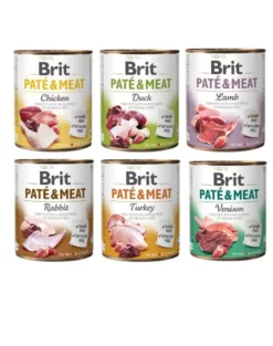 BRIT Pate&Meat Mix gusti 6 x 800g paté per cani
