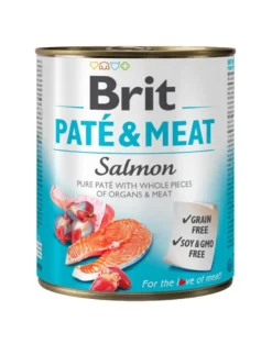 BRIT Pate&Meat salmon 6 x 800g paté con salmone per cani