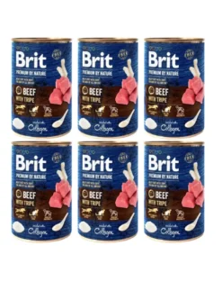 BRIT Premium by Nature Beef and tripes 6 x 400g cibo per cani a base di manzo e frattaglie