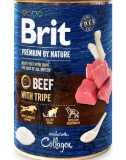 BRIT Premium by Nature Beef and tripes 6 x 400g cibo per cani a base di manzo e frattaglie