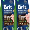 BRIT Premium By Nature Chicken Adult Extra Large XL 30kg (2 x 15kg)