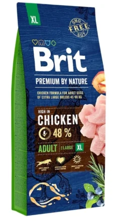BRIT Premium By Nature Chicken Adult Extra Large XL 30kg (2 x 15kg)