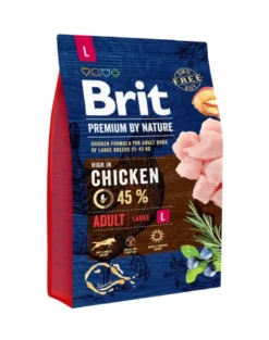 BRIT Premium By Nature Chicken Adult Large L 3kg