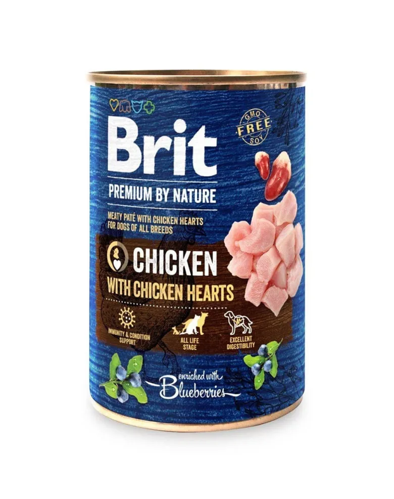 BRIT Premium by Nature Chicken and hearts 400g pollo e cuori per cani