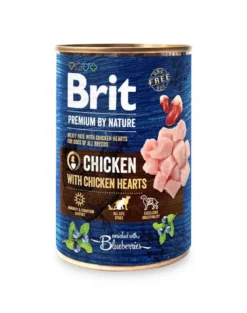 BRIT Premium by Nature Chicken and hearts 6 x 400g cibo per cani con pollo e cuori