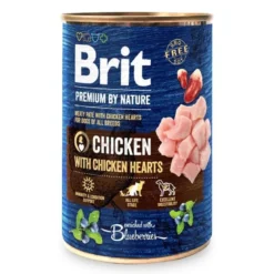 BRIT Premium by Nature Chicken and hearts 6 x 400g cibo per cani con pollo e cuori
