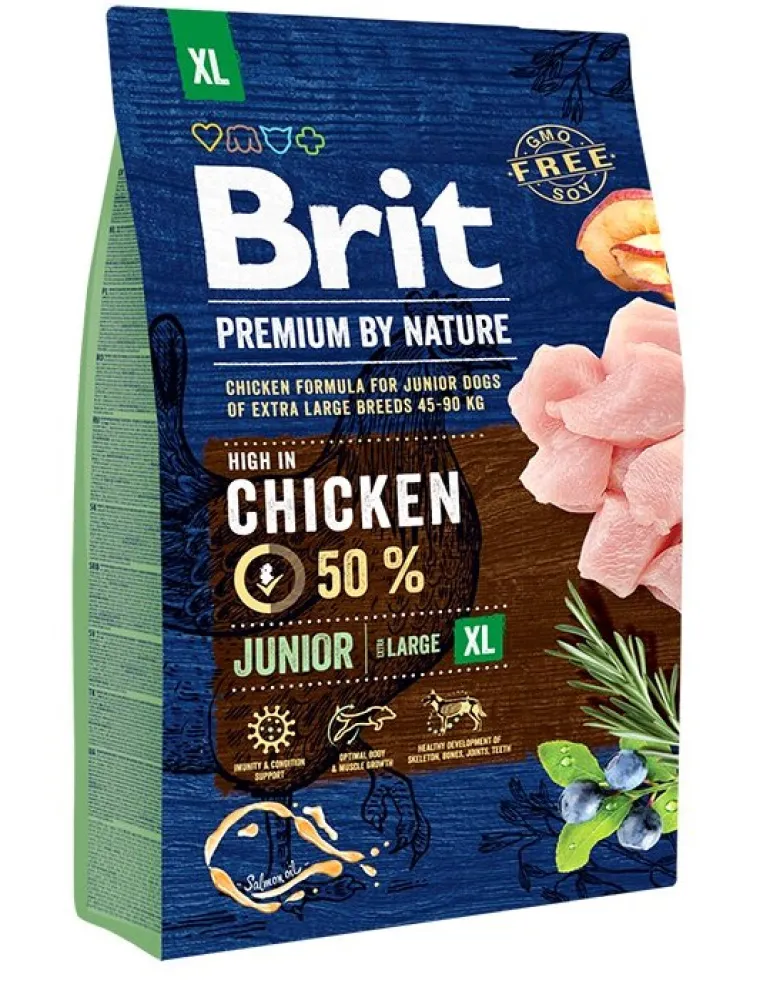 BRIT Premium By Nature Chicken Junior Extra Large XL 3kg