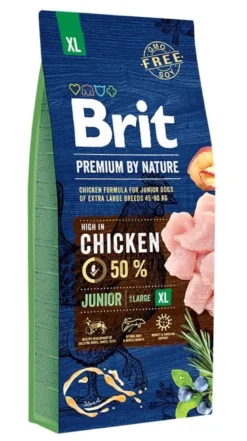 BRIT Premium By Nature Chicken Junior Extra Large XL 30kg (2 x 15kg)