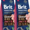 BRIT Premium By Nature Chicken Junior Large L 30kg (2 x 15kg)