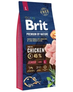 BRIT Premium By Nature Chicken Junior Large L 30kg (2 x 15kg)