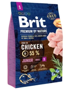 BRIT Premium By Nature Chicken Junior Small S 3kg