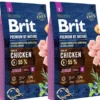 BRIT Premium By Nature Chicken Junior Small S 16kg (2 x 8kg)