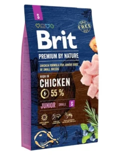 BRIT Premium By Nature Chicken Junior Small S 16kg (2 x 8kg)
