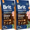 BRIT Premium By Nature Chicken Senior Small Medium S+M 16kg (2 x 8kg)