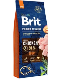 BRIT Premium By Nature Chicken Sport 15kg