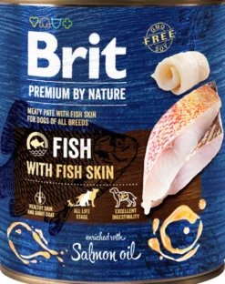 BRIT Premium by Nature Fish&Fish Skin 800g pesce e pelle di pesce per cani