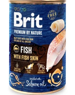 BRIT Premium by Nature Fish&Fish Skin 6 x 400g cibo per cani a base di pesce e pelle di pesce